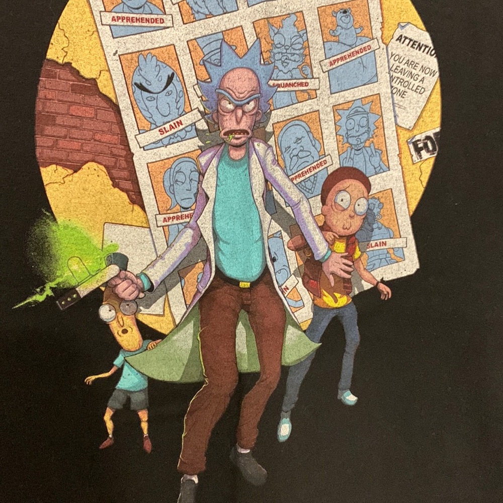 RICK & MORTY CARTOON NETWORK SHORT SLEEVE TEE ✨